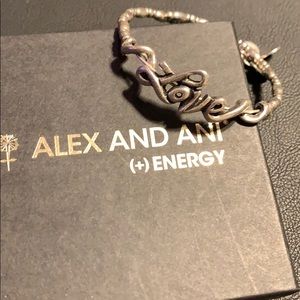 Alex and Ani love bracelet